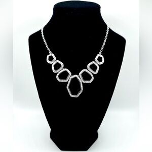 Frame Necklace Touchstone Crystal By Swarovski